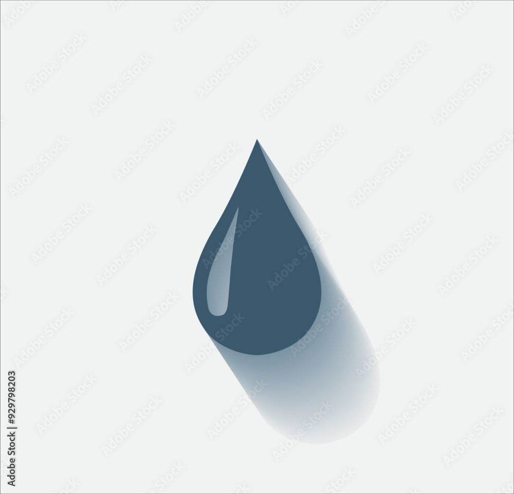 Poster vector dark color icon with shadow on light background