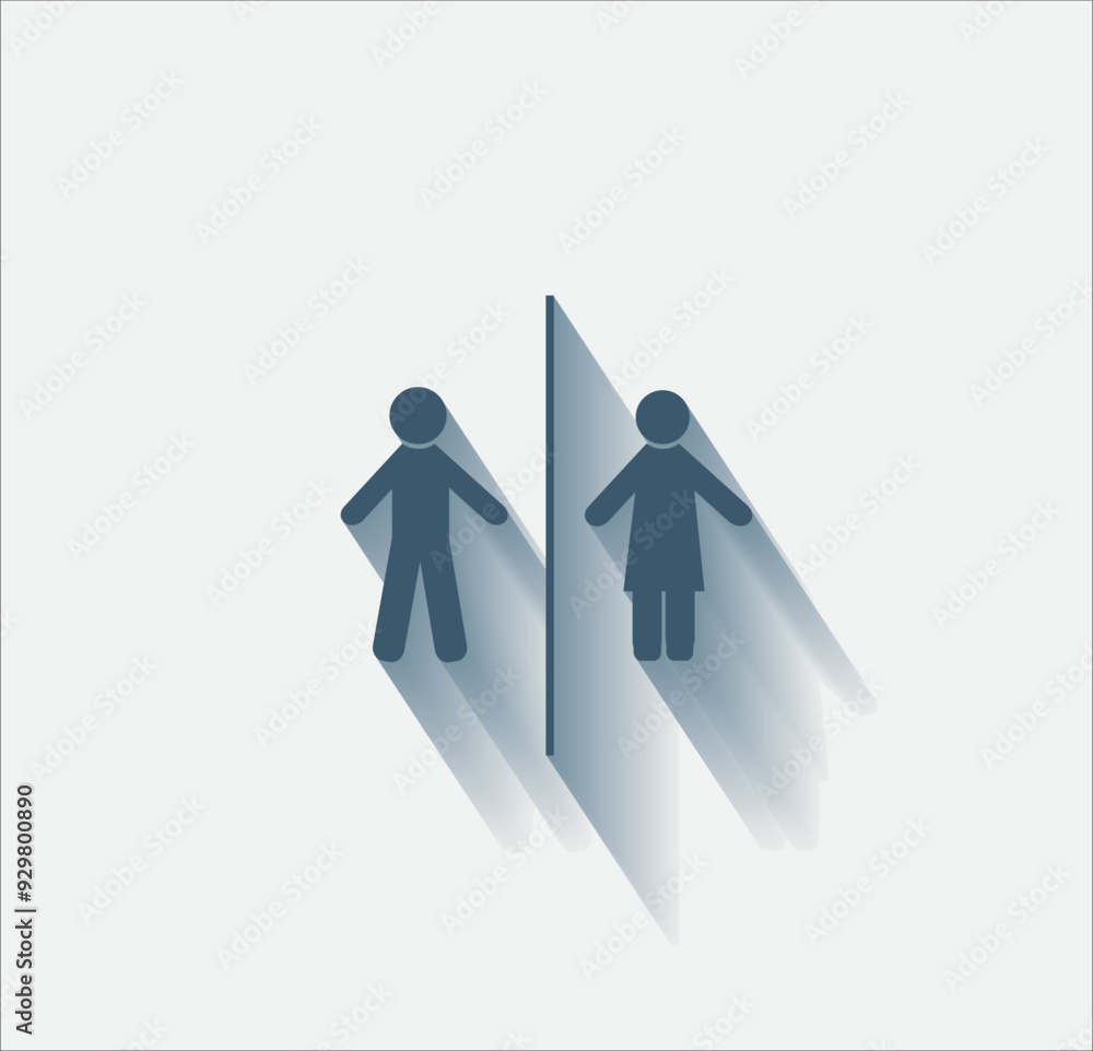 Poster vector dark color icon with shadow on light background