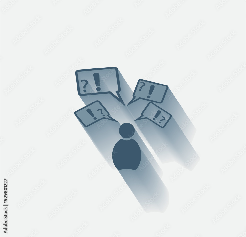 Poster vector dark color icon with shadow on light background