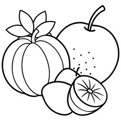 fruits art vector illustrator