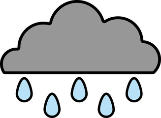 Weather Status-Cloudy with occasional rain