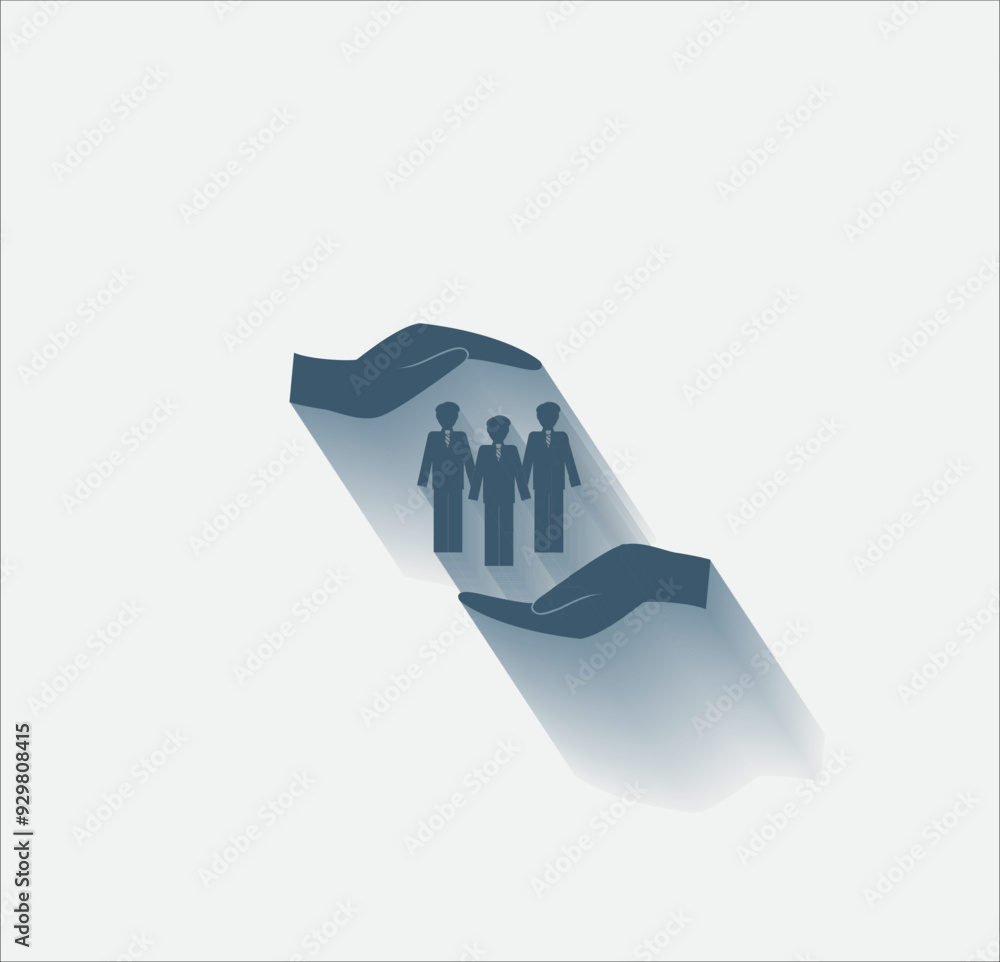 Poster vector dark color icon with shadow on light background