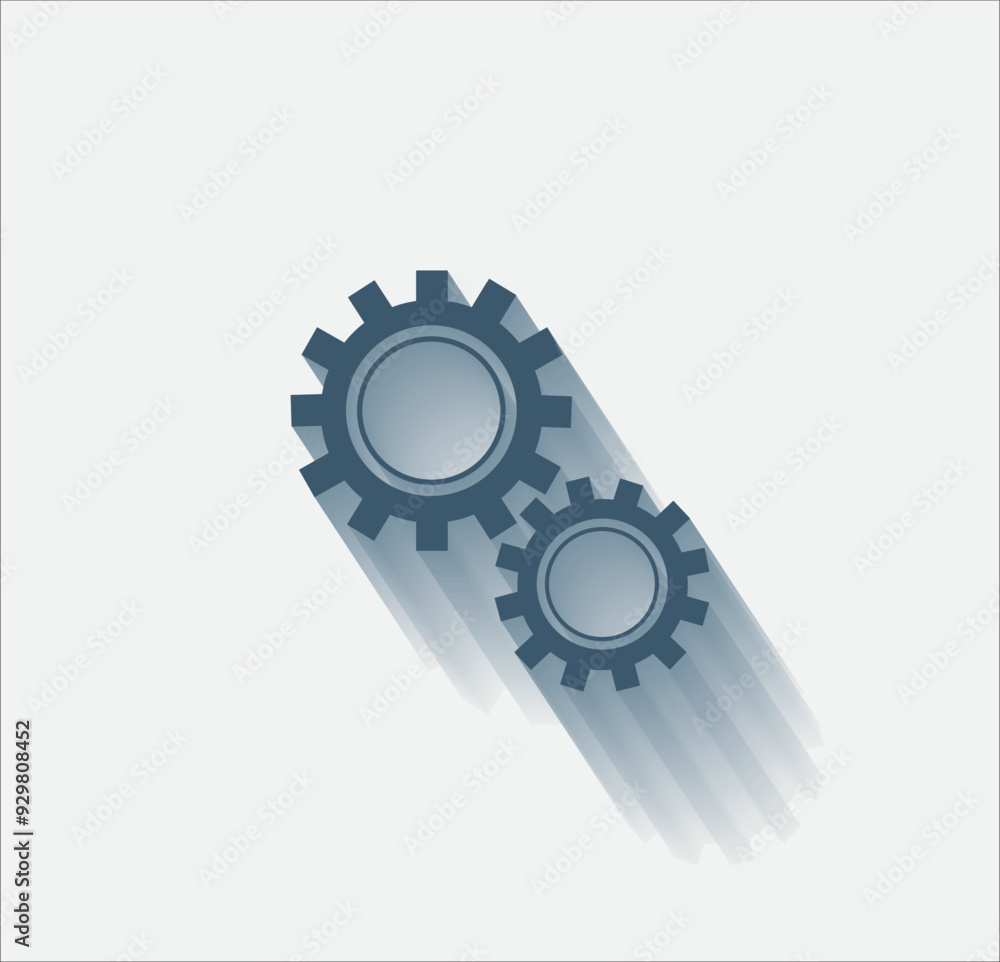 Poster vector dark color icon with shadow on light background