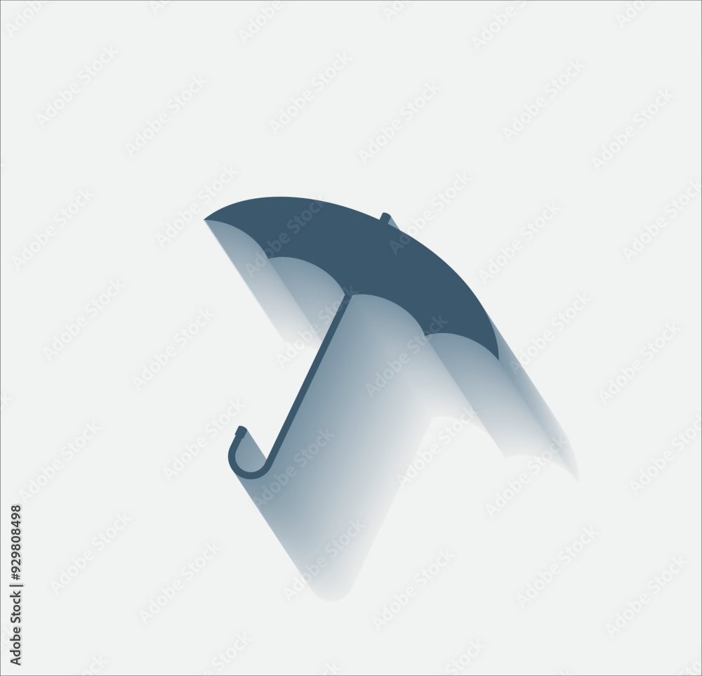 Poster vector dark color icon with shadow on light background