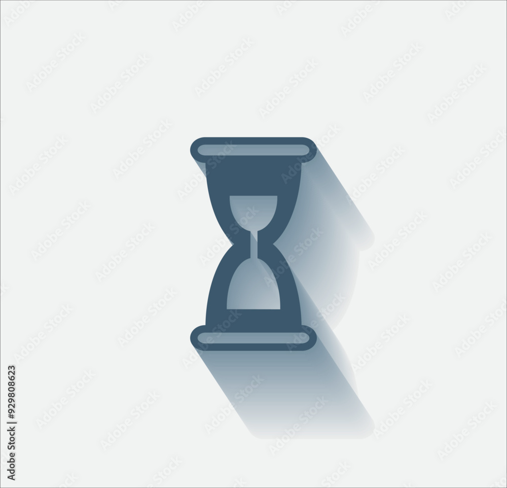 Poster vector dark color icon with shadow on light background