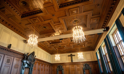 The Palace of Justice, Nuremberg, houses the appellate court, the regional court, the local court and the public prosecutor's office