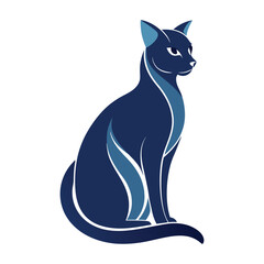 cat silhouette vector eps