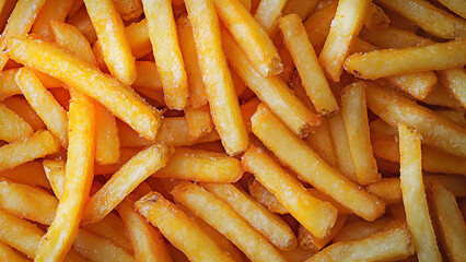Delicious Close-Up of Crispy French Fries
