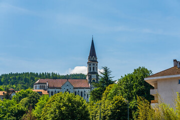 Fototapeta premium View of the Basilica of the Visitation in Annecy, Haute-Savoie, France.