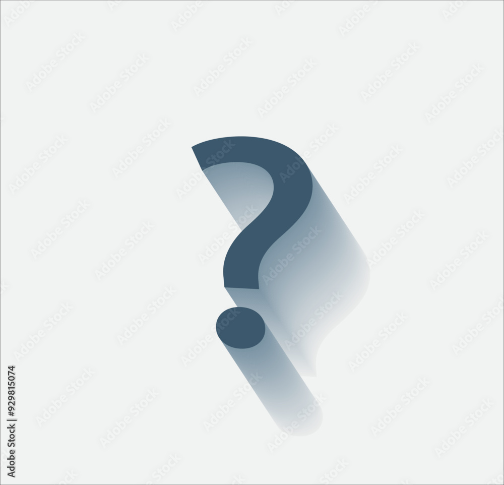 Poster vector dark color icon with shadow on light background