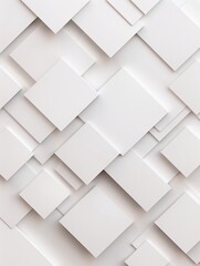 Obraz premium A subtle 3D geometric background with repeating diamond shapes in muted tones, offering an elegant and understated backdrop with copy space at the top