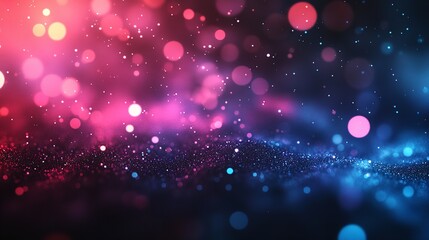 Light defocused bokeh lights blur sparkling colorful background