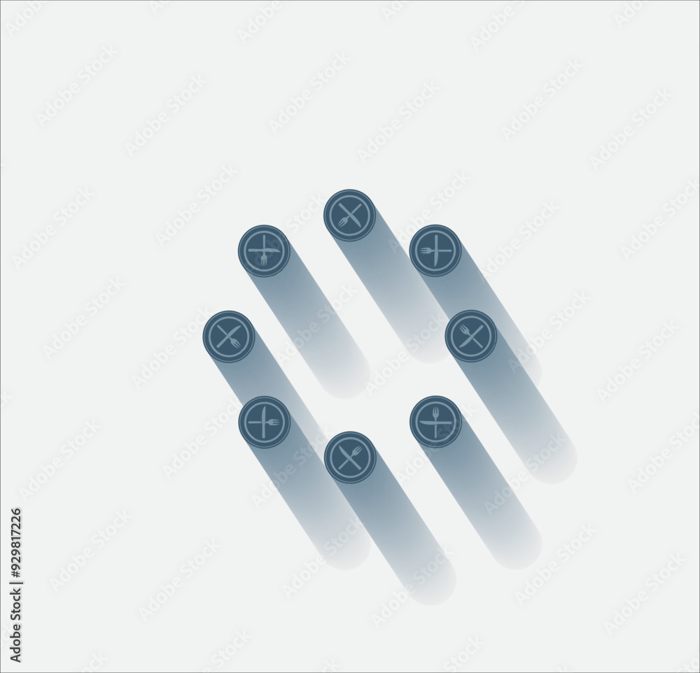 Aufkleber vector dark color icon with shadow on light background