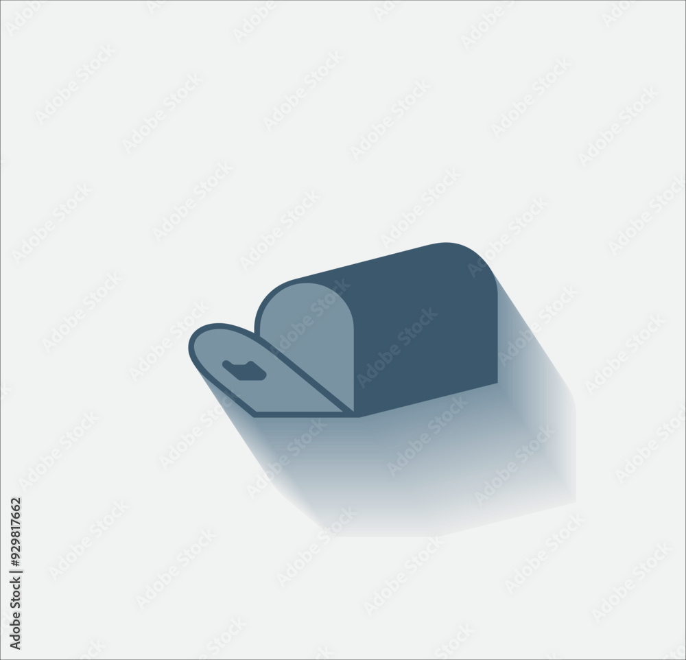 Poster vector dark color icon with shadow on light background