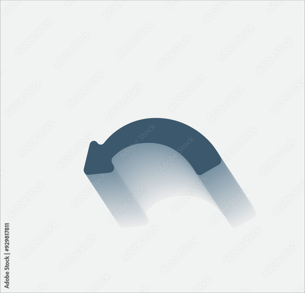 Aufkleber vector dark color icon with shadow on light background