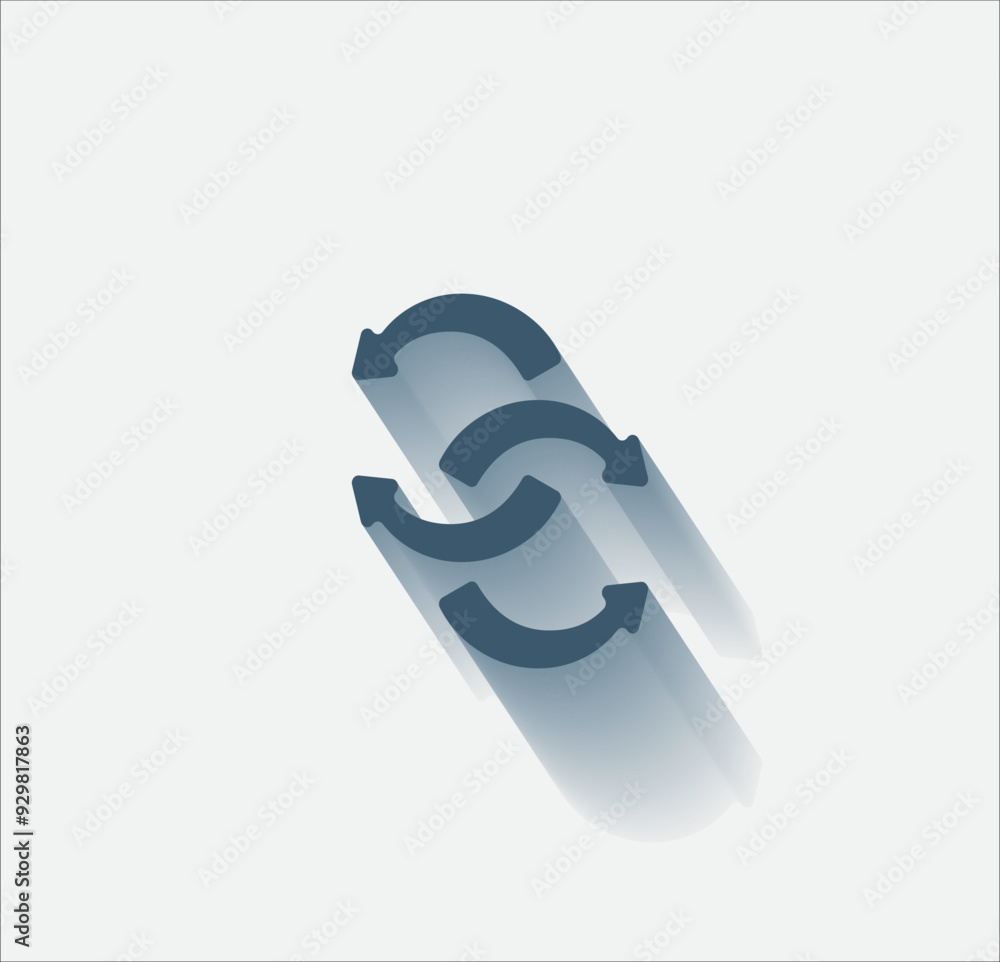 Poster vector dark color icon with shadow on light background