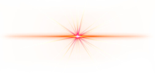 Sunburst glowing shine on transparent backgrounds 3d illustrations png