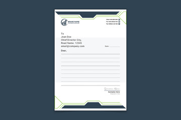 Professional Vector a4 Letterhead Design Template