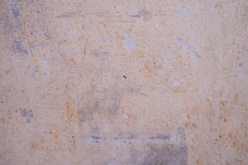Cracks and Stains in Concrete Cement wall. Cracked wall and peeling paint texture.