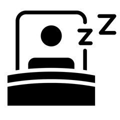 sleeping icon vector
