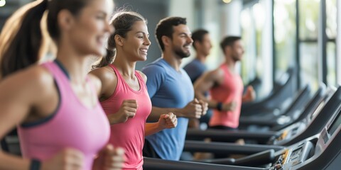 Fitness enthusiasts who run on treadmills stress leading a healthy lifestyle, driven by their passion for exercise, community involvement, and participation in various athletic activities