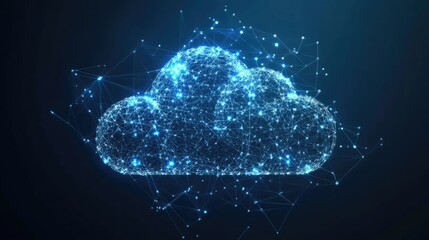 Abstract Digital Cloud Representation