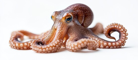 Obraz premium Close-up of a Curious Octopus