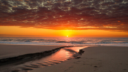 sunrise on the beach