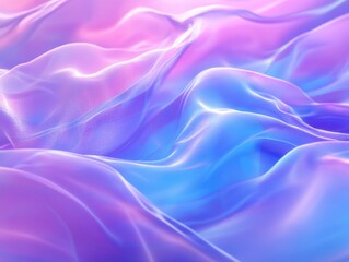 Obraz premium Pink and Blue Fabric Close-up