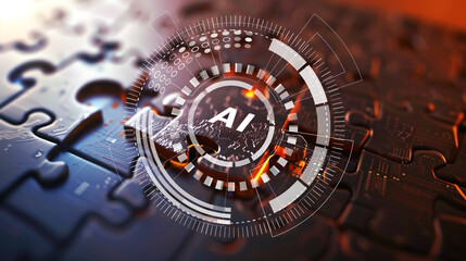 an API as a puzzle piece with 