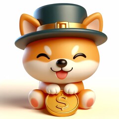 Fototapeta premium Babydoge Coin