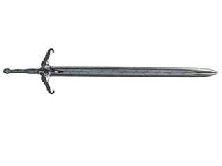 close up of a sword