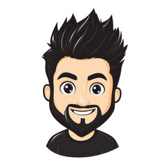 Fototapeta premium Create a fun, animated flat avatar that brings your character to life with vibrant colors and engaging visuals. Perfect for any project