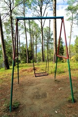 Swing, Eco Park, Papparsalli, Almora, Uttarakhand, India, Asia