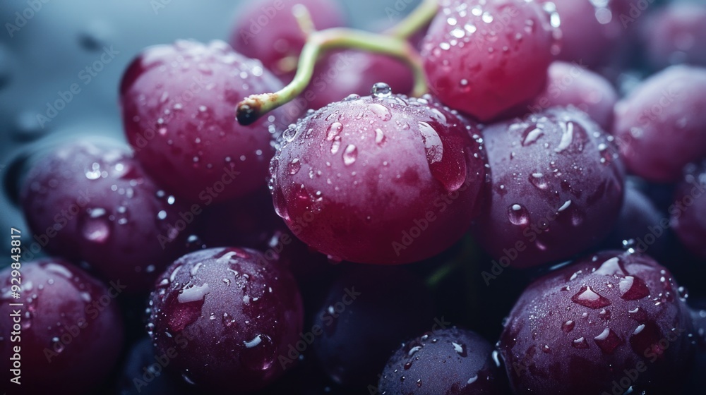 Wall mural Close-up of grapes