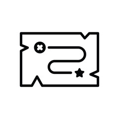 Map vector icon