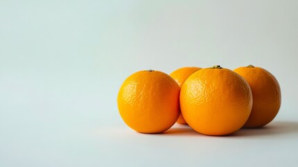 A group of oranges sitting on top of a white table