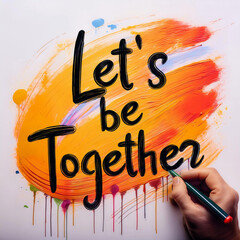 페인팅글자(함께하자)