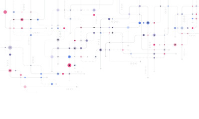 Digital technology background. Concept with technology line. Circuit board background technology