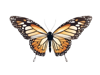 Naklejka premium Butterfly isolated on transparent background