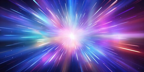 Fototapeta premium 放射線 背景 キラキラ