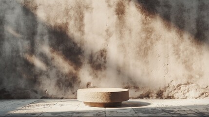 Podium, Minimalist Circular Platform Display