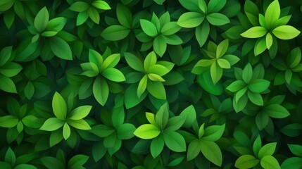 Vibrant Green Leaf Texture Background  Nature Inspired Design