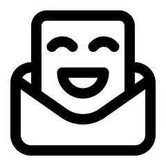 welcome email, emails, emoji, expressions, email marketing, welcome outline icon