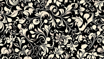 Floral Pattern Background.