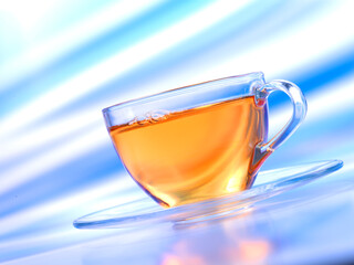Fencheltee, Glastasse, Tee, Fencheltee, gesund, 
