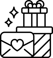 Wedding gift icon
