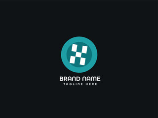 Fototapeta premium modern letter logo design 