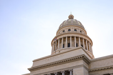 Obraz premium National Capitol (Capitolio Nacional) building in Havana, Cuba