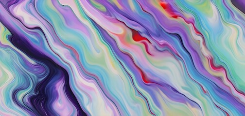 Fototapeta premium abstract painting with fluid swirling pastel colors